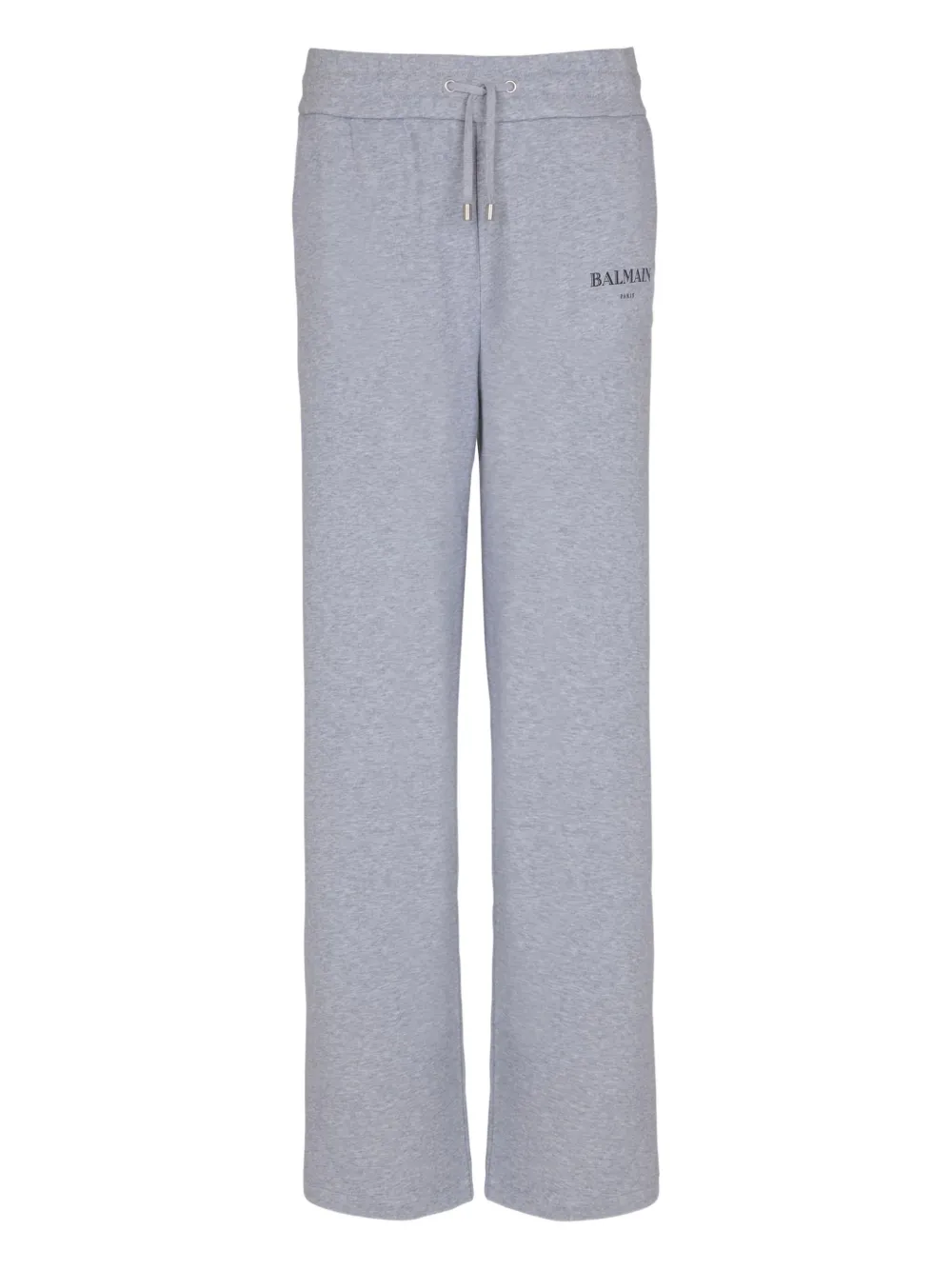 Balmain Logo-print Track Pants In Gray