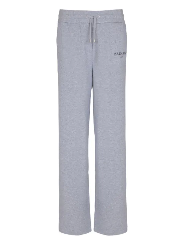Balmain Logo-print Track Pants in Grey