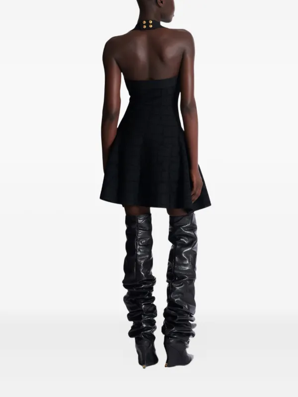 balmain halter neck dress Balmain