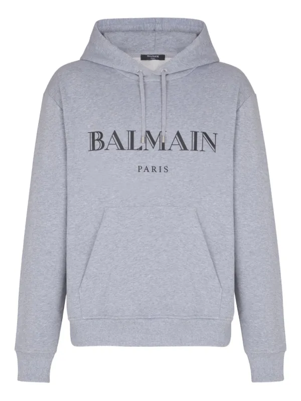 Balmain ロゴ パーカー | グレー | FARFETCH JP