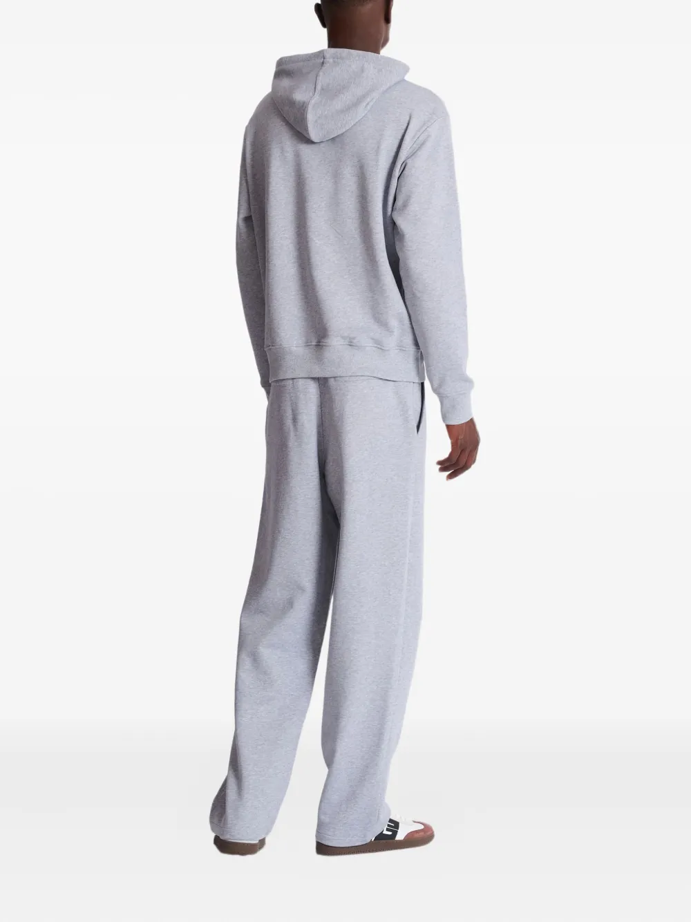 Balmain Hoodie met logoprint Grijs