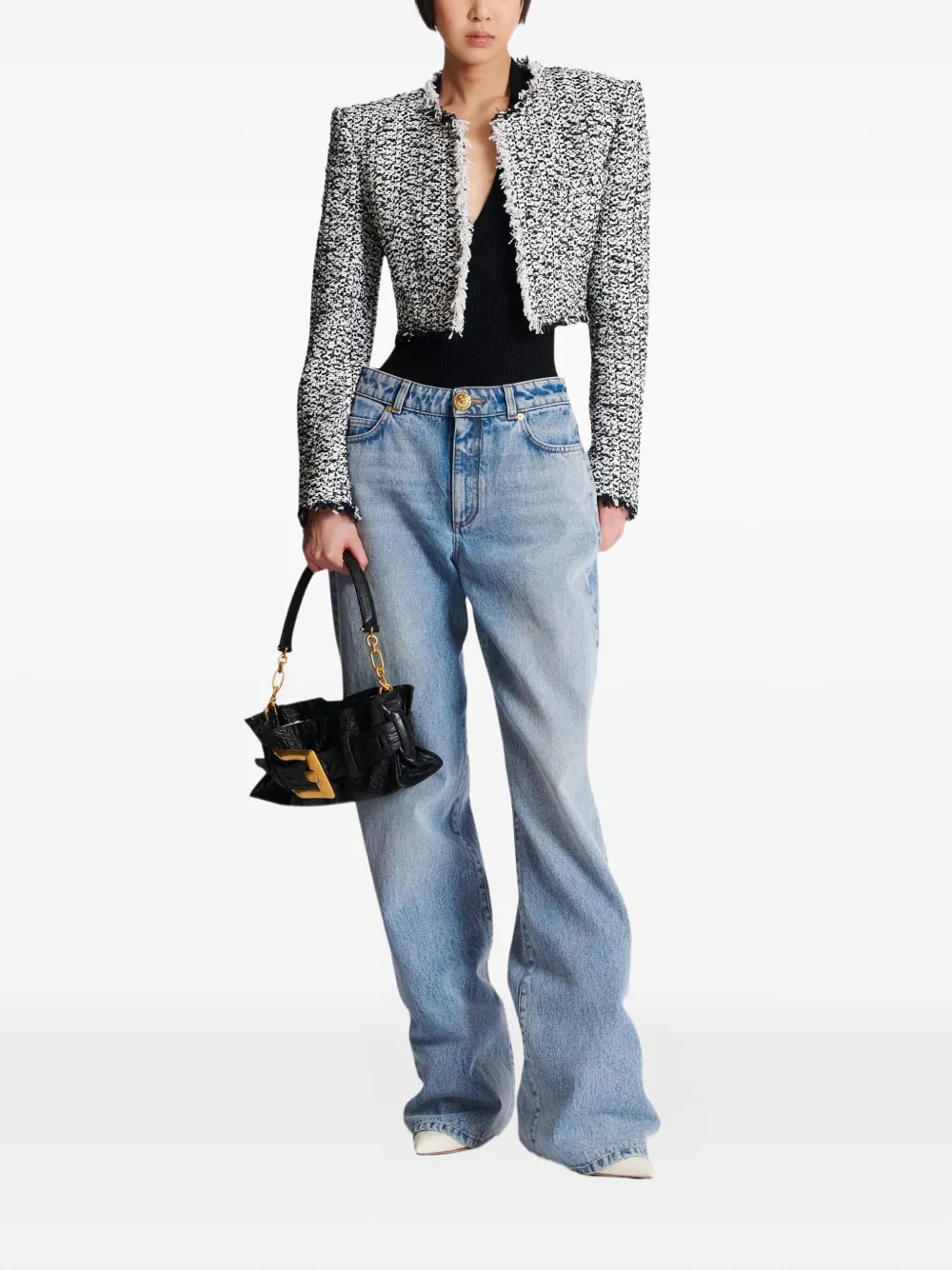 Balmain tweed fringed jacket | Tweed Jackets | Image 2