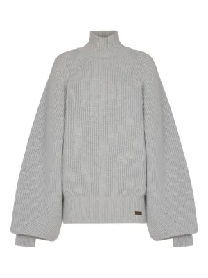 Balmain ハイカラー セーター | グレー | FARFETCH JP