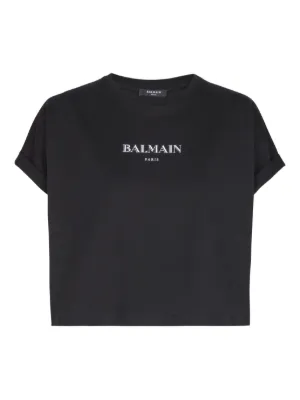 Givenchy Ribbed Cropped T-shirt | Black | FARFETCH