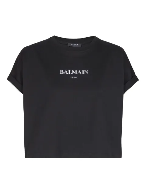 Balmain logo-print short-sleeve T-shirt