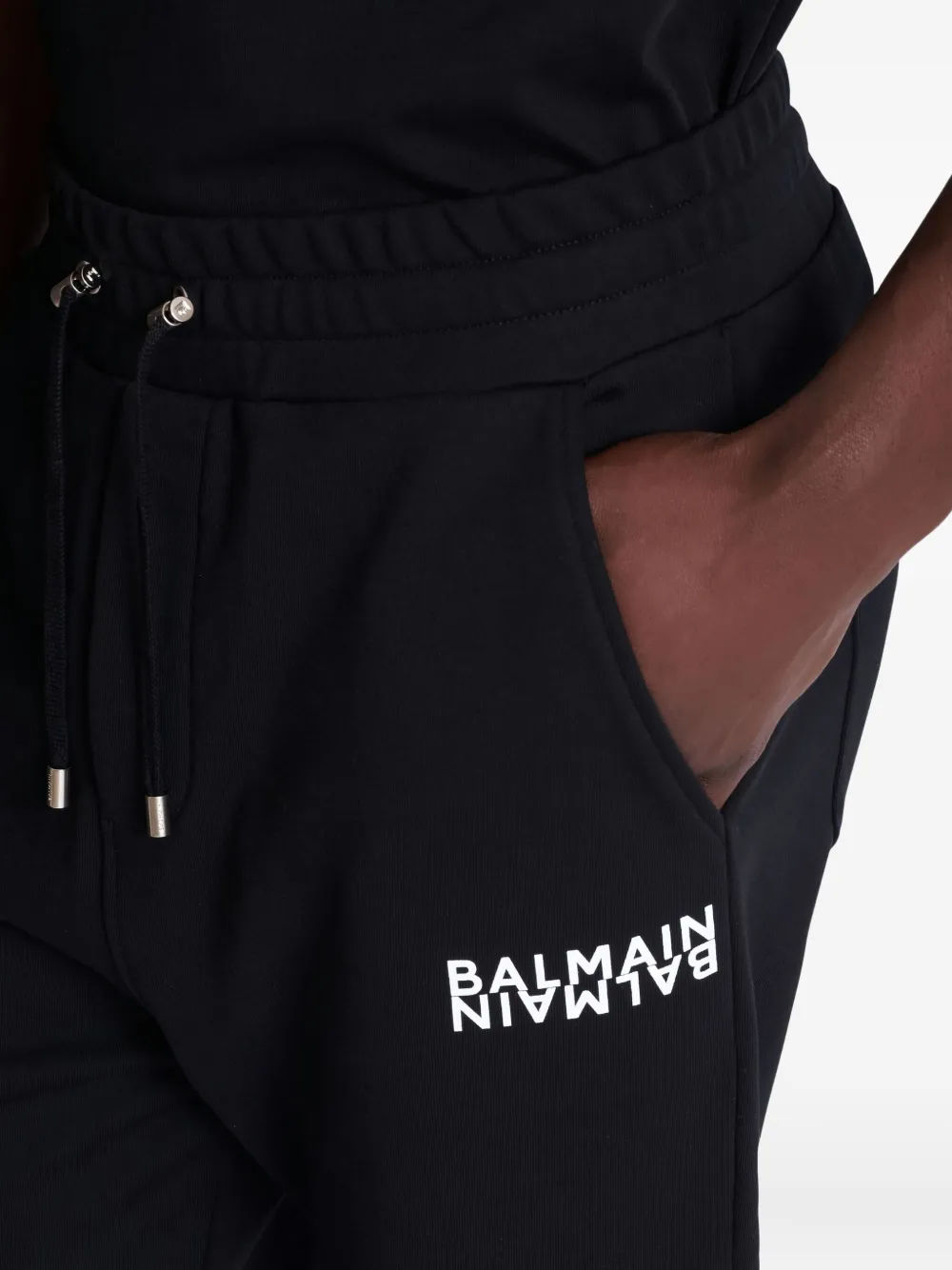 Balmain Trainingsbroek met trekkoordtaille Zwart