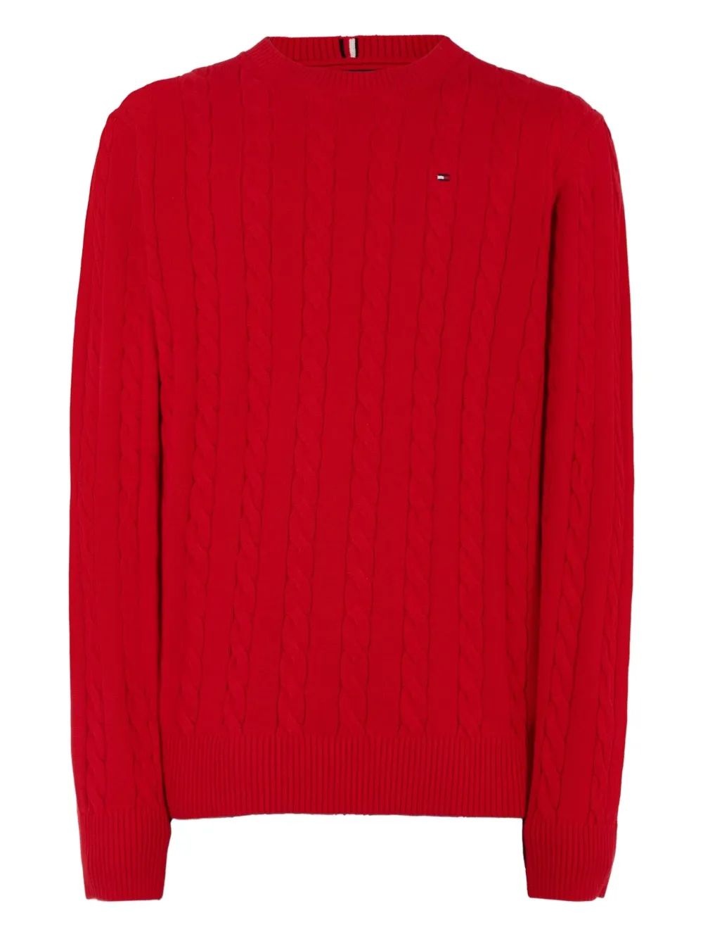 Tommy Hilfiger Junior Kids' Cable-knit Sweater In Red