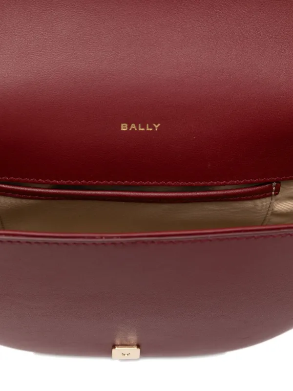 【レア】BALLY 3way 本革二種編みチェーンショルダーバッグ／ワインレッド Bally Code フラップ ショルダーバッグ S | レッド | FARFETCH JP