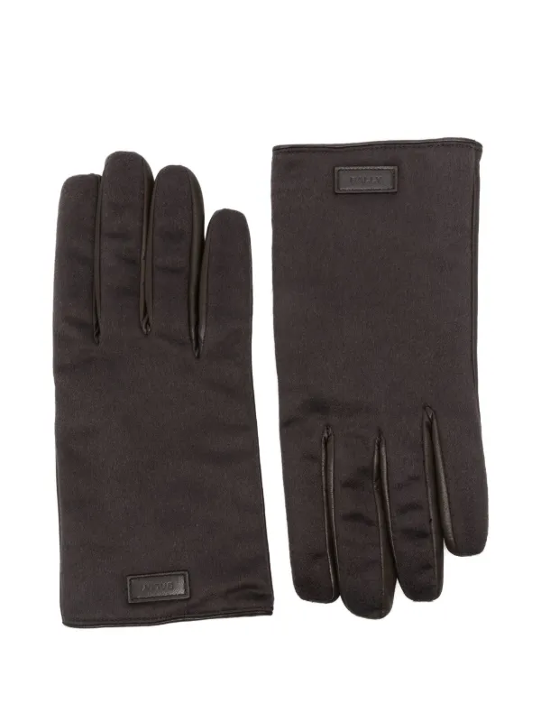 Bally Leather Gloves in Brown