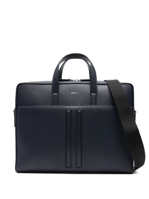 Bally Mythos triple-stripe briefcase