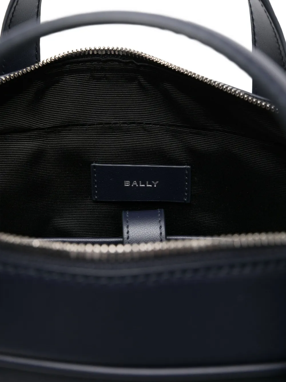 Bally Mythos Triple-stripe Briefcase In Blue
