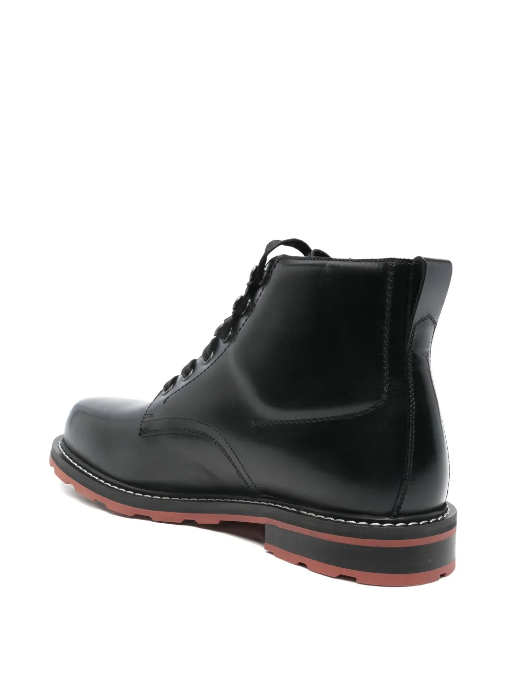 Bally leather biker boots Zwart