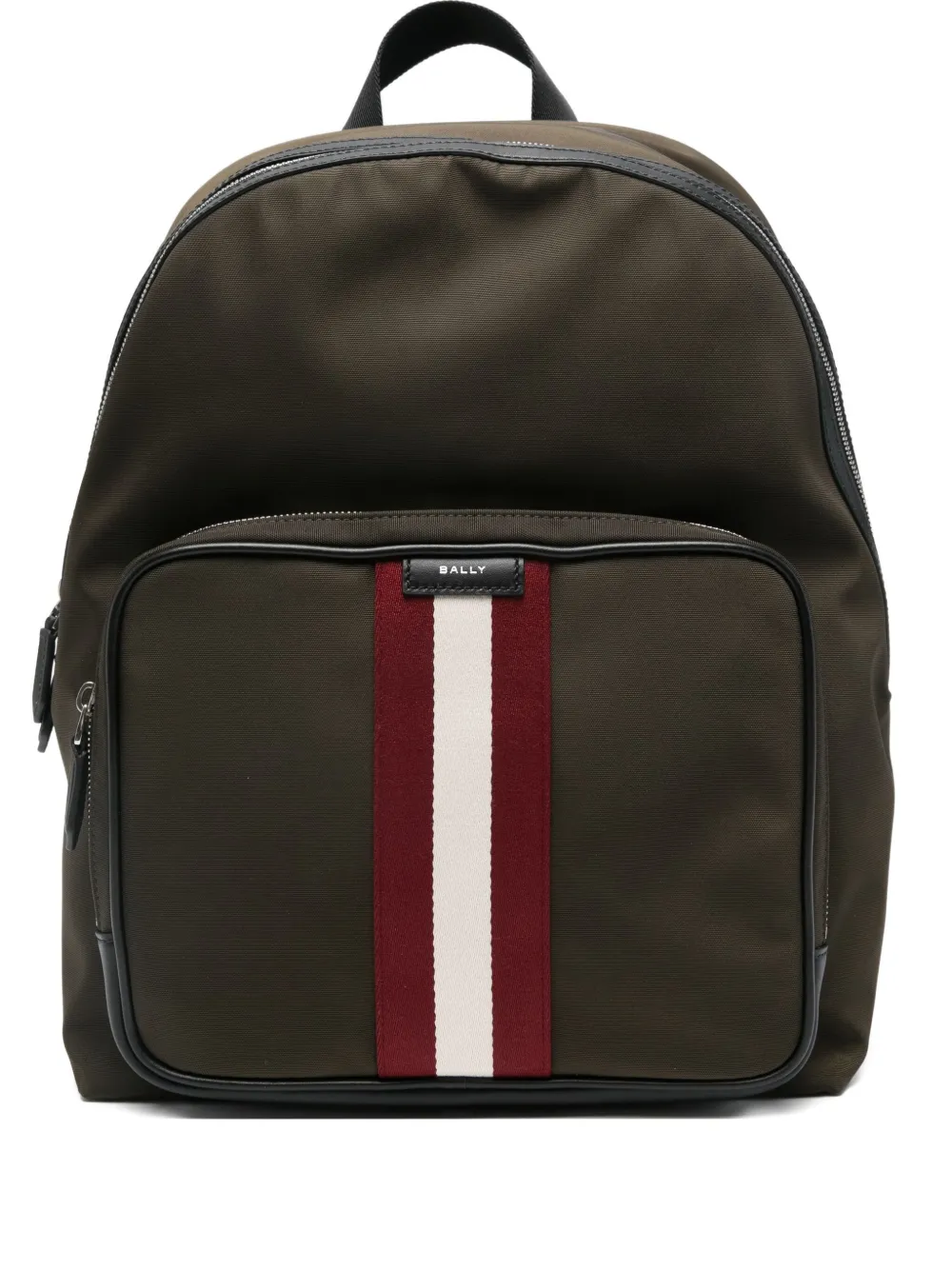 Bally stripe-detail backpack | Green | Image 1