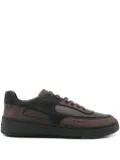 Bally leather panelled sneakers - Brown