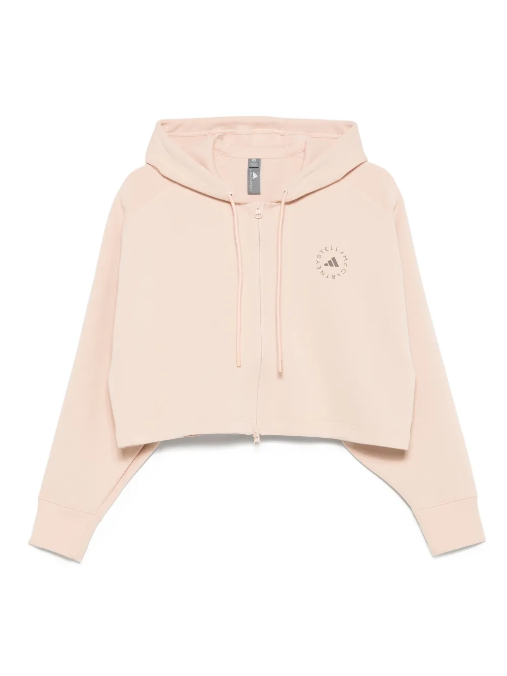 Adidas by Stella McCartney Hoodie met rits Beige