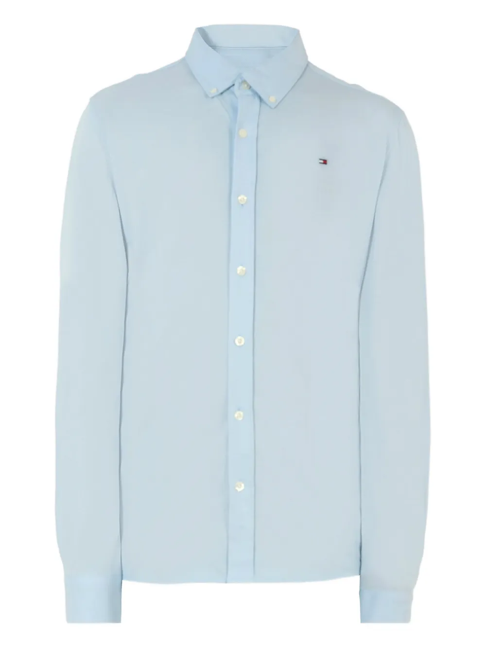 Tommy Hilfiger Junior Katoenen shirt Blauw