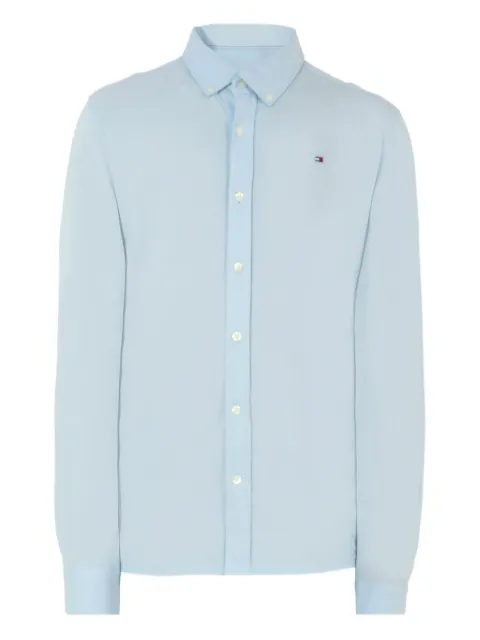 Tommy Hilfiger Junior long-sleeve cotton shirt
