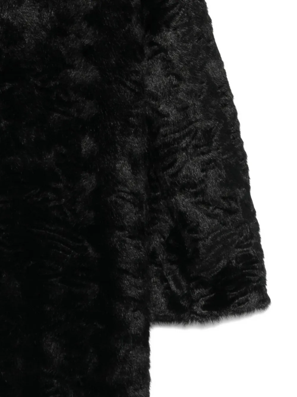 Pennyblack Alabama High-neck Textured Coat In Black