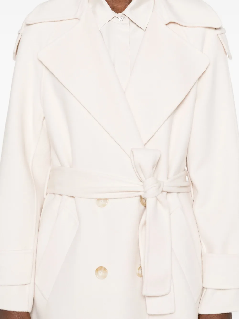 Pennyblack Jas met ceintuur Beige