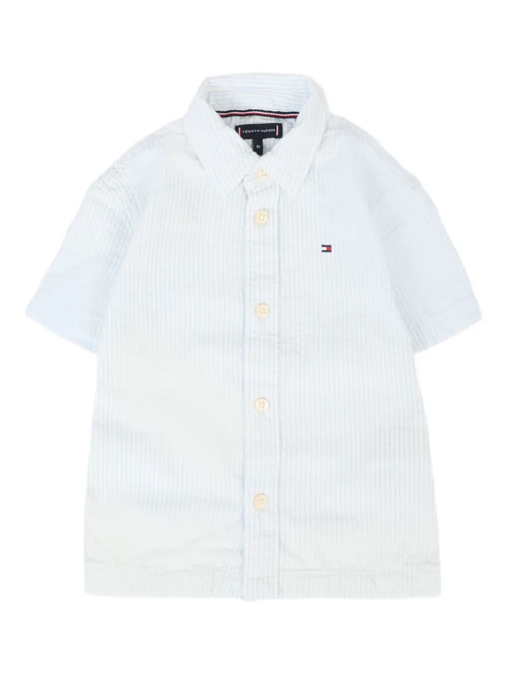 Tommy Hilfiger Junior Gestreept shirt Wit