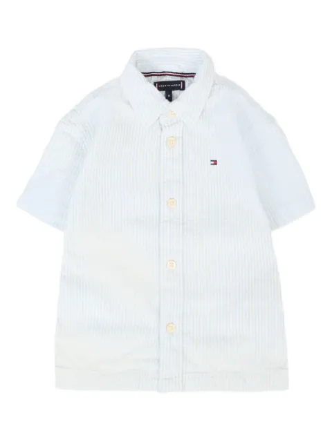 Tommy Hilfiger Junior striped short-sleeve shirt