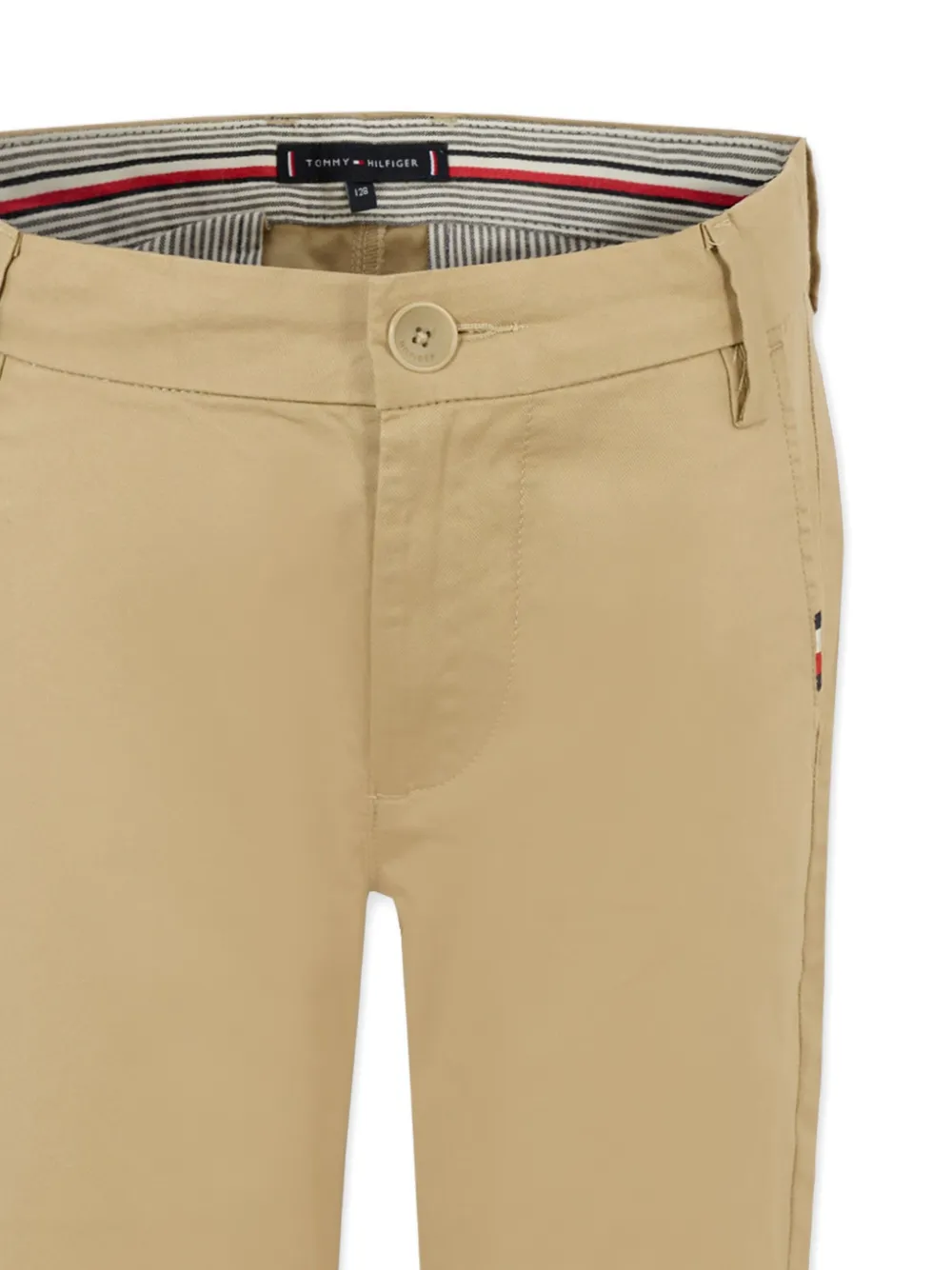 Tommy Hilfiger Junior Katoenen chino Beige