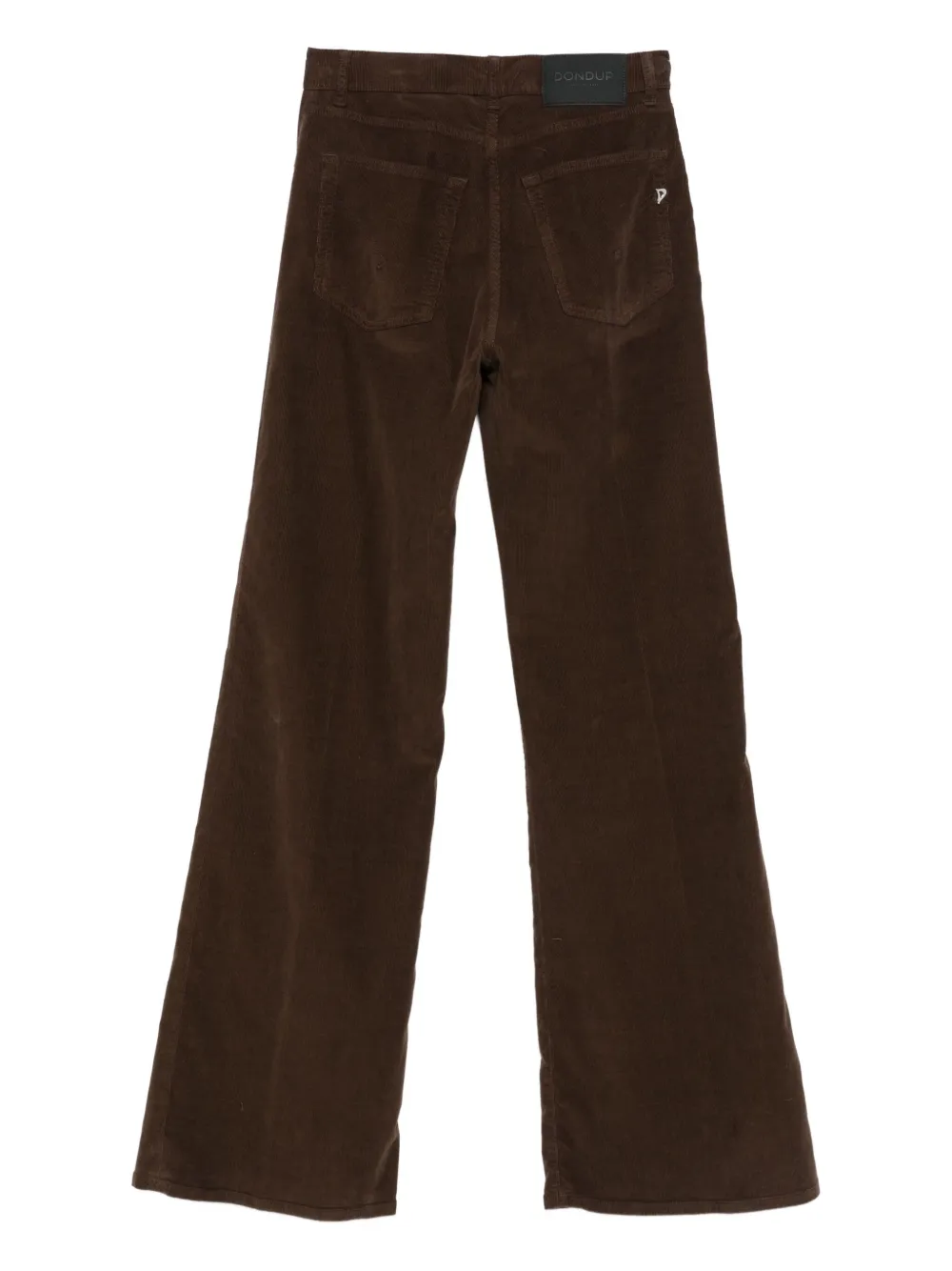 DONDUP corduroy flared trousers - Bruin