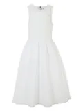 Tommy Hilfiger Junior ribbed-bodice sleeveless dress - White