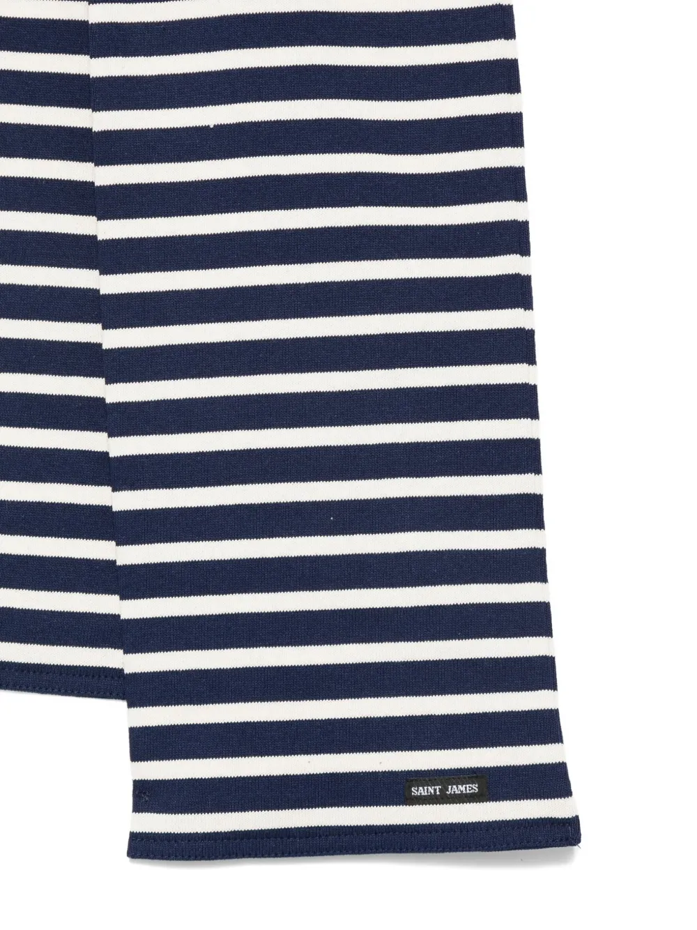 Saint James striped cotton scarf | Image 2