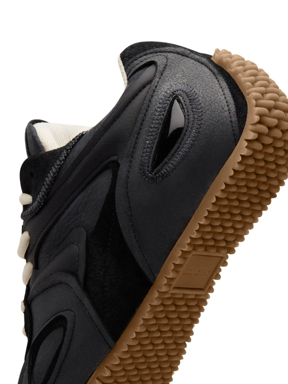 Axel Arigato leather panelled lace-up sneakers Black