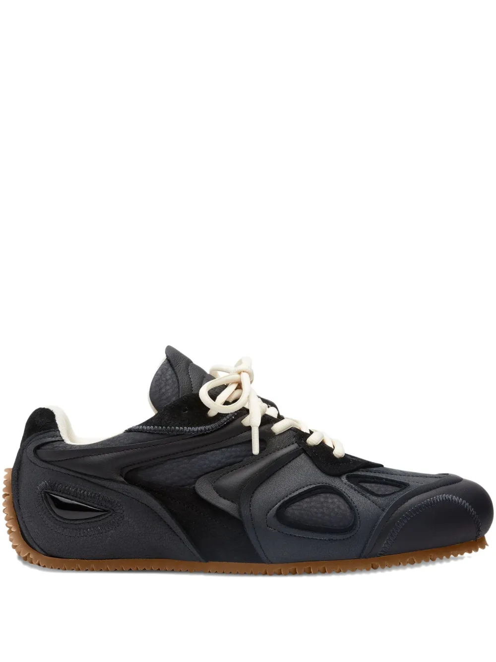 Axel Arigato leather panelled lace-up sneakers Black