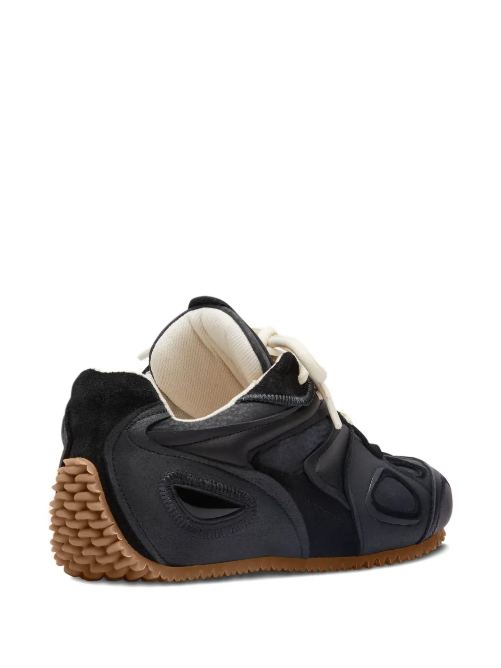 Axel Arigato leather panelled lace-up sneakers Black