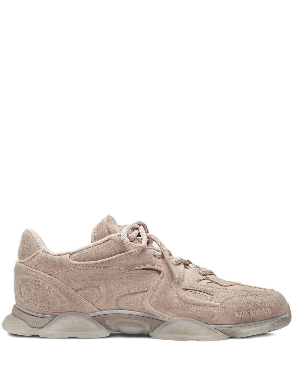 Axel Arigato suede panelled lace-up sneakers Pink