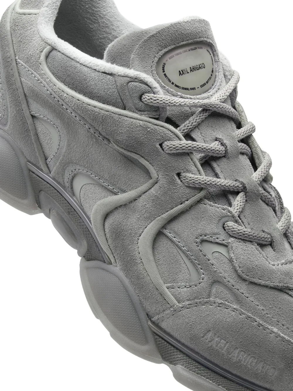 Axel Arigato sculpted-panel sneakers Grey
