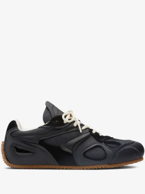 Axel Arigato leather panelled lace-up sneakers