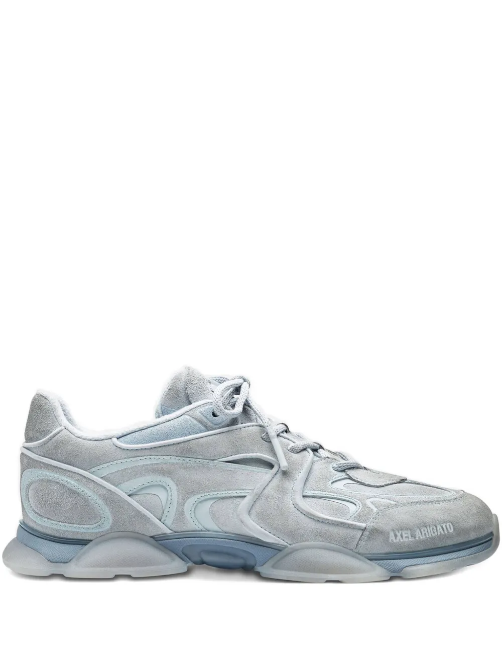 Axel Arigato sculpted-panel leather sneakers Blue