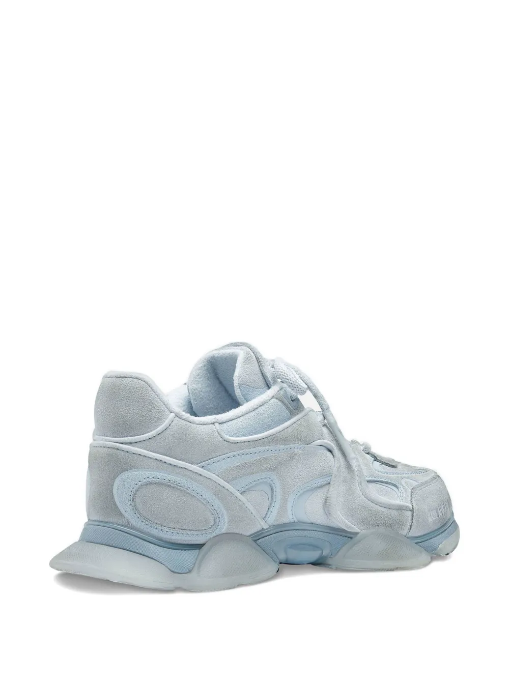 Axel Arigato sculpted-panel leather sneakers Blue