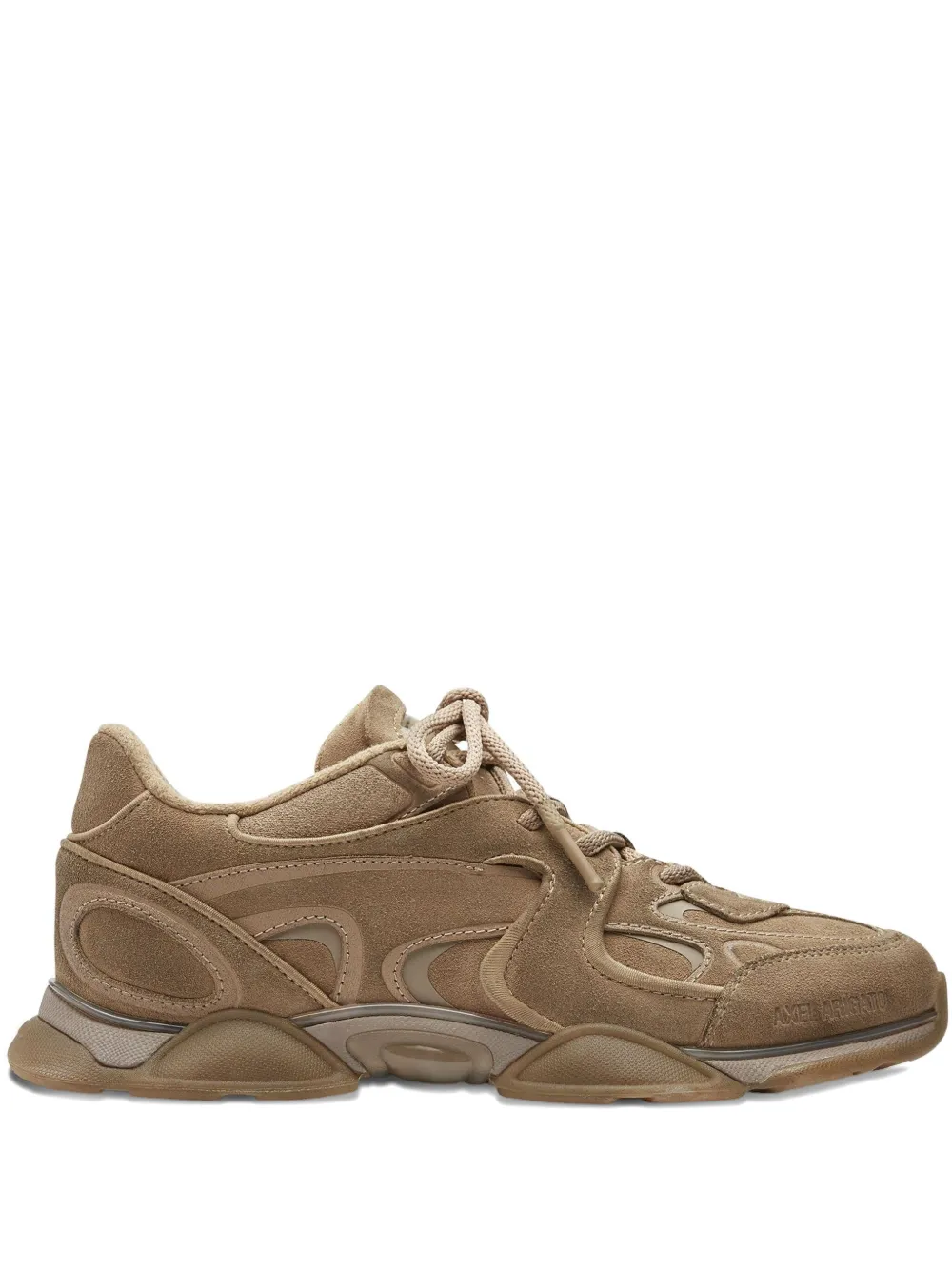 Axel Arigato lace-up sculpted sneakers Brown