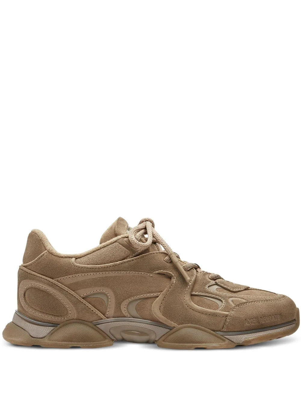 Axel Arigato lace-up sculpted sneakers Brown
