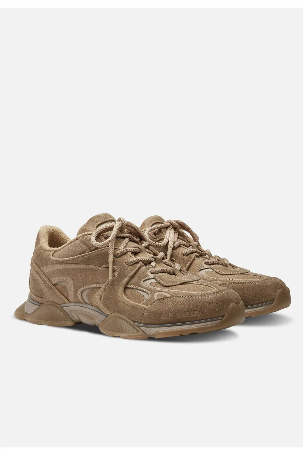 Axel Arigato lace-up sculpted sneakers Brown