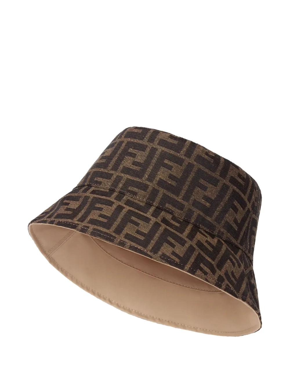 FENDI reversible ff-pattern bucket hat - Bruin