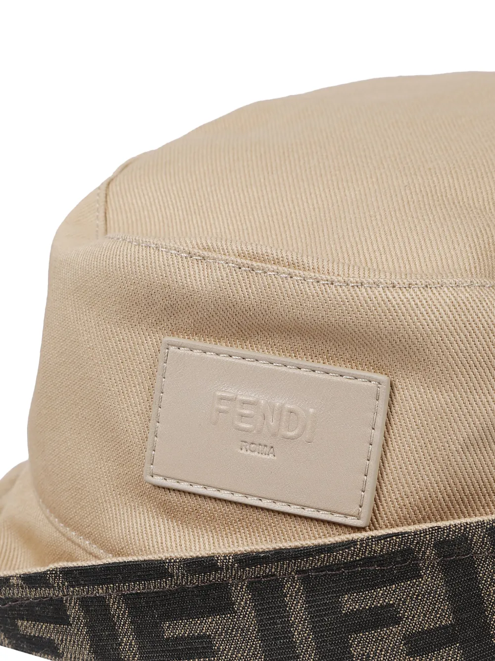 FENDI リバーシブル モノグラム バケットハット | ブラウン | FARFETCH JP