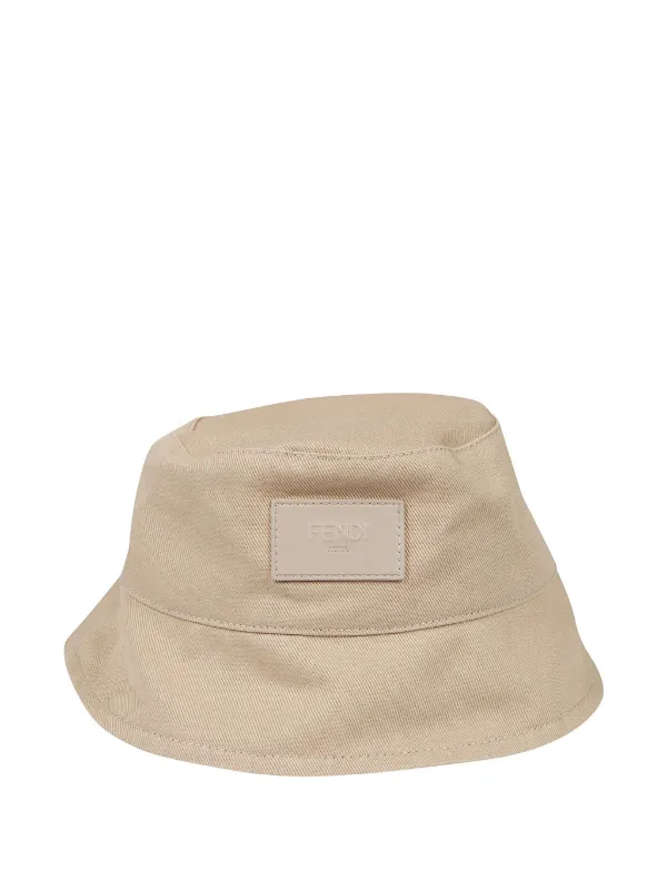 Fendi バケットハット ブラウン/ベージュ FENDI リバーシブル モノグラム バケットハット | ブラウン
