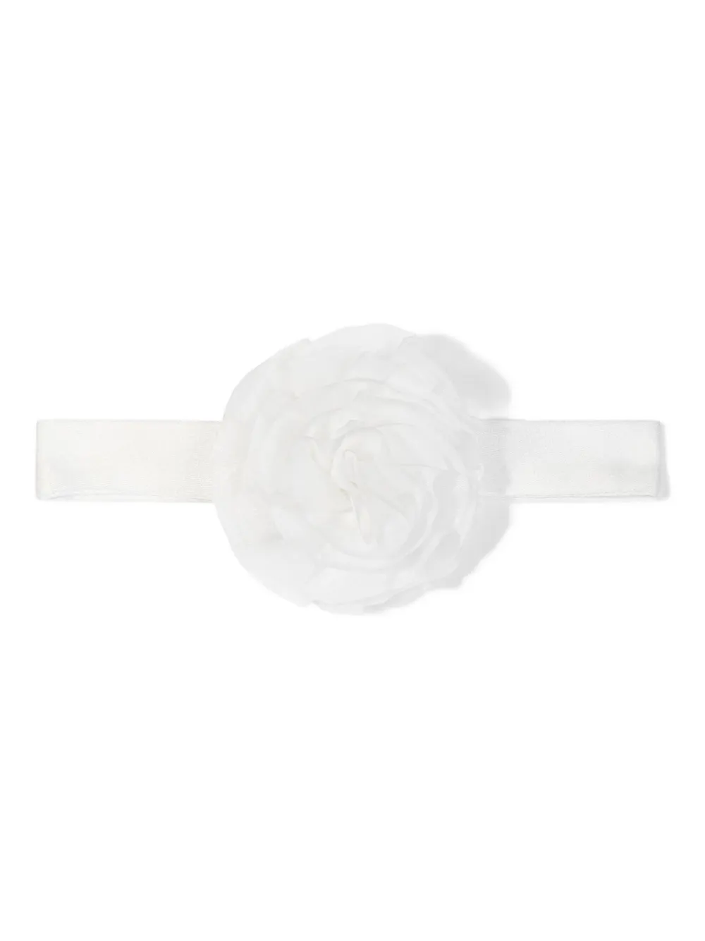 Dress & Fleur Jurk met ruches en mesh vlak Wit