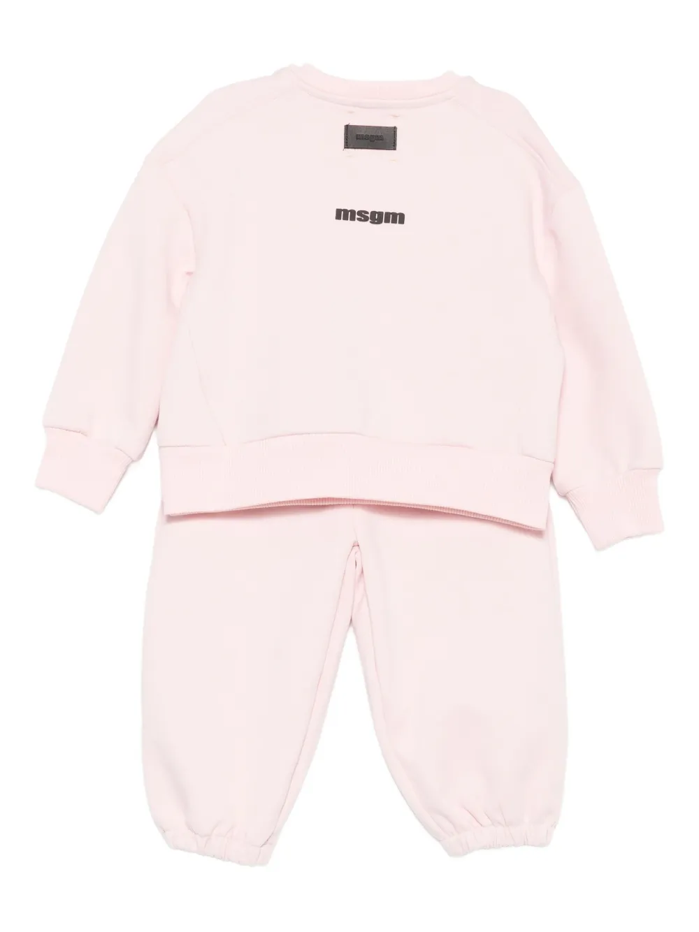 Msgm Logo-print Tracksuit Set In Pink