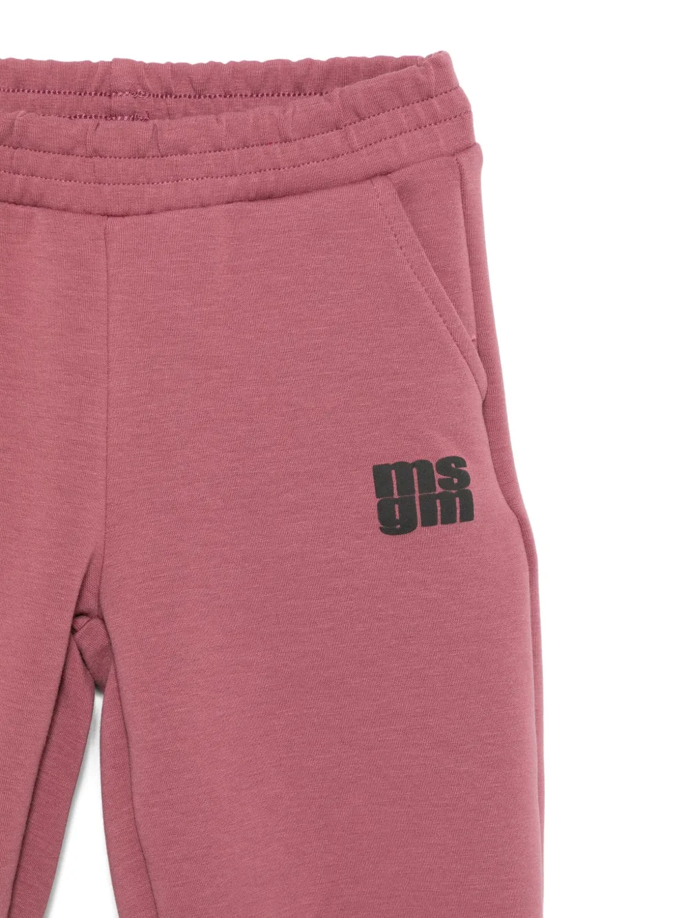 Msgm Logo-print Tracksuit Set In Black
