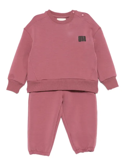 MSGM Kids traje deportivo con logo estampado