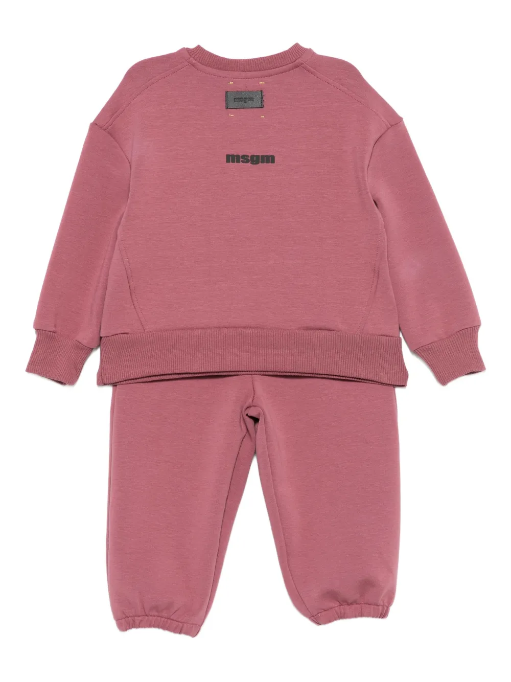 Msgm Logo-print Tracksuit Set In Black
