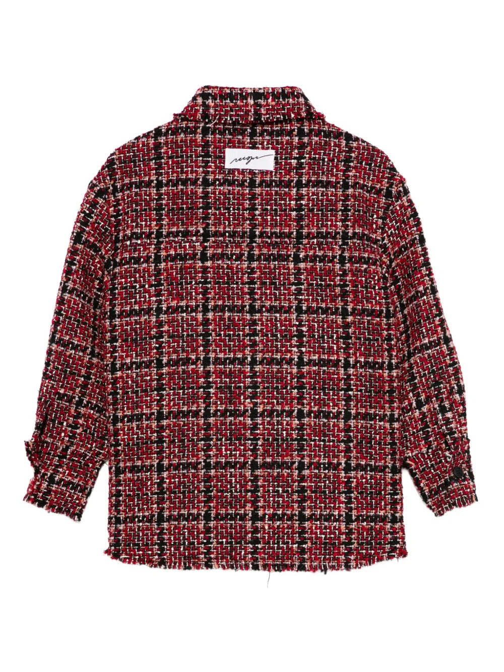 MSGM Kids tweed check-print shirt | Shirts | Image 2
