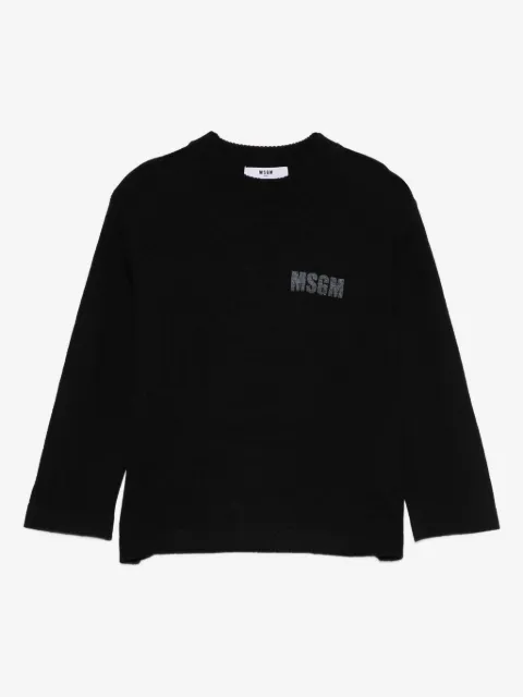 MSGM Kids crew-neck sweater